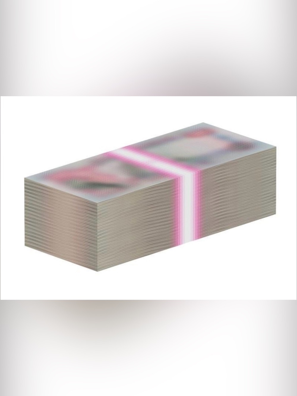 Decorative Stack Accent with Pink Band - Home Accents Decor